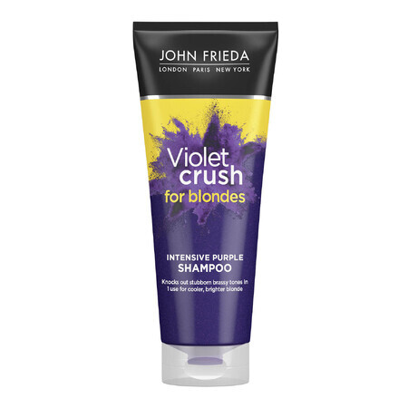 John Frieda Sheer Blonde Violet Crush - Shampoo rinfrescante per riflessi freddi, 250ml