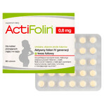 ActiFolin 0,8 mg, acido folico 800 µg, 90 compresse