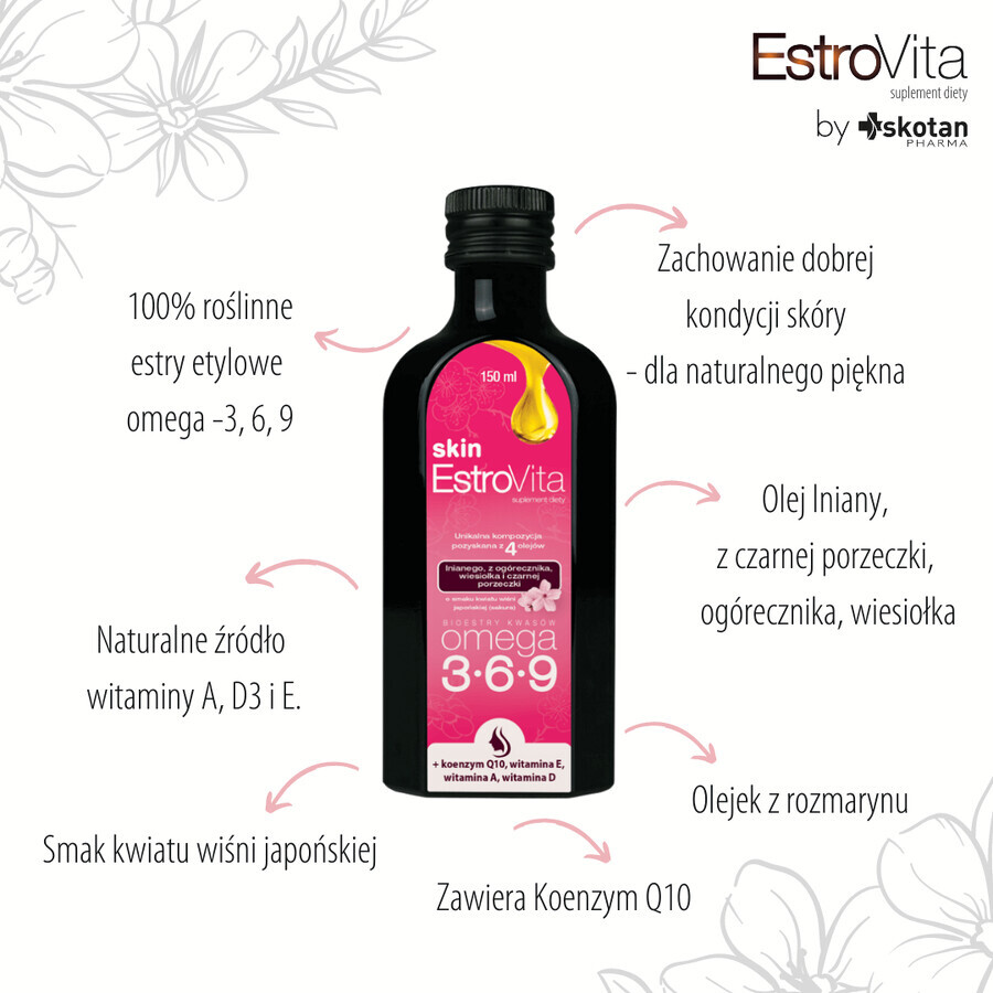 Crema Corpo EstroVita al Profumo di Sakura, 150 ml