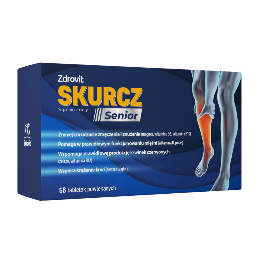 Zdrovit Skurcz Senior, 56 film-coated tablets