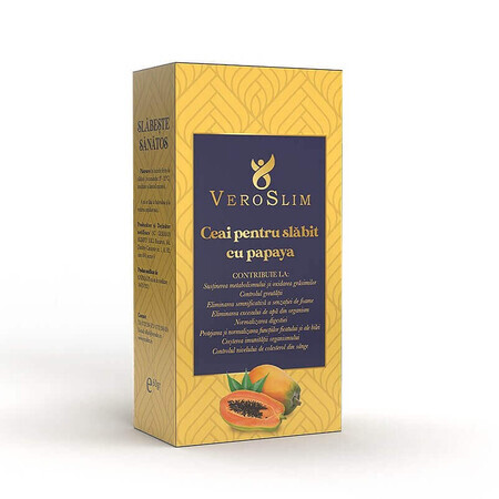 Tè dimagrante con papaia, 60 g, Veroslim