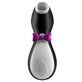 Satisfyer Penguin, massaggiatore clitorideo, pinguino ad aria, bianco e nero