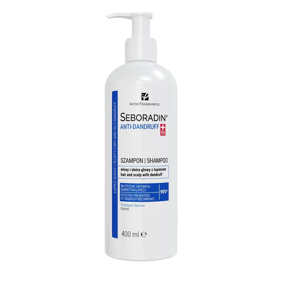 Shampoo per capelli antiforfora Seboradin, 400 ml