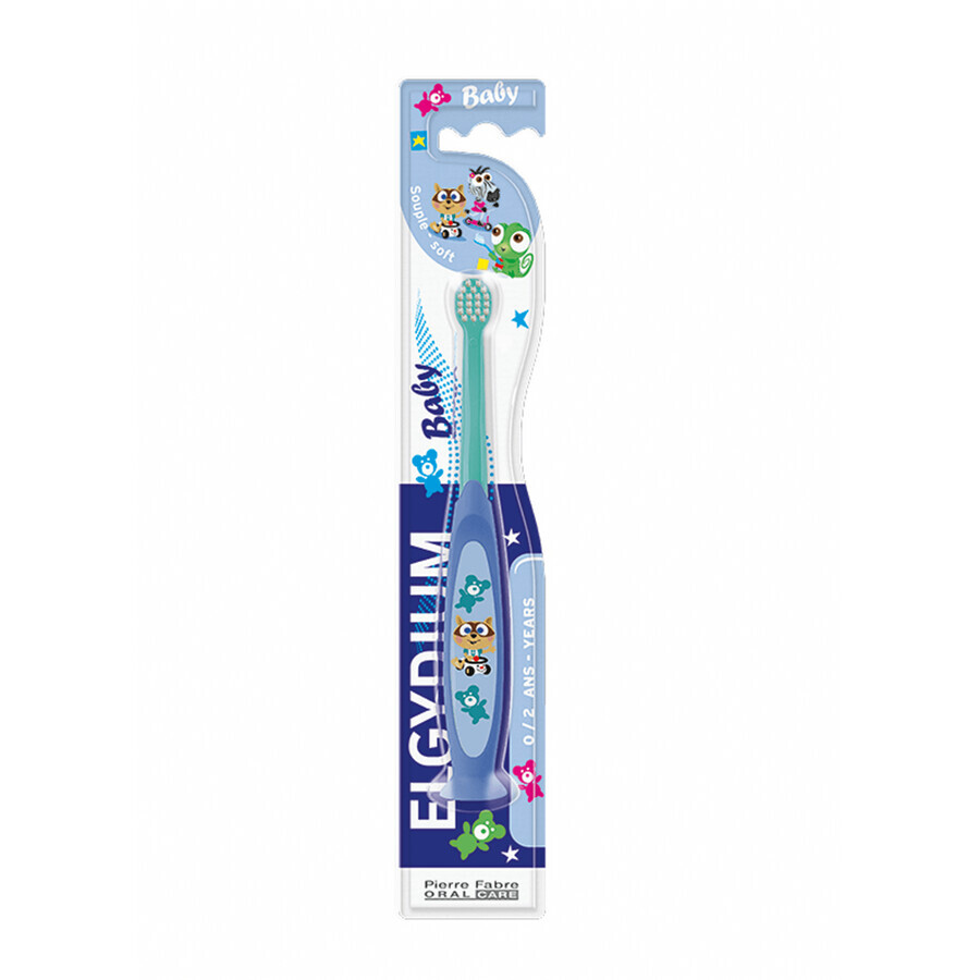 Elgydium Baby, cepillo de dientes para niños, 0-2 años, 1 pieza