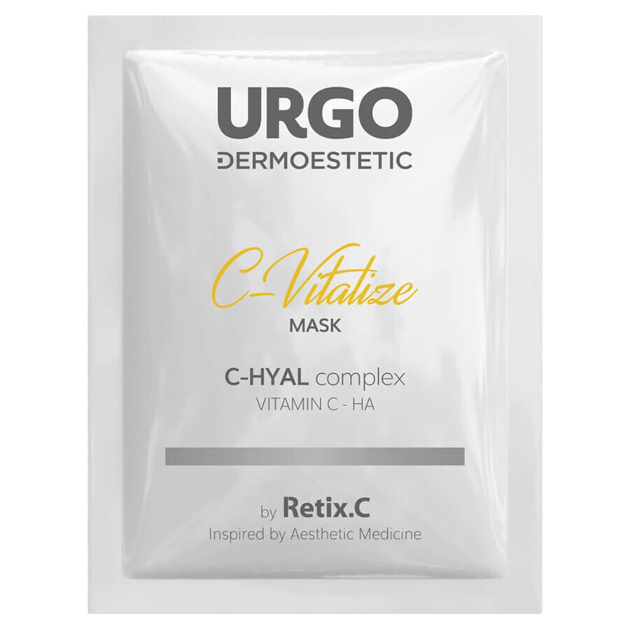 Set di trattamenti Viso Urgo Dermoestetic C-Vitalize, con peeling, siero e maschera, 50 ml + 4 x 1 ml + 4 x 2,5 ml