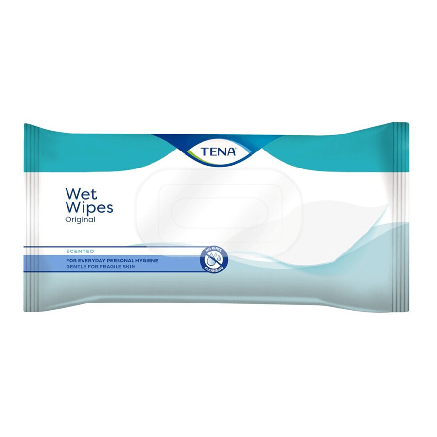 Tena Wet Wipes, șervețele umede, fără plastic, 48 buc.