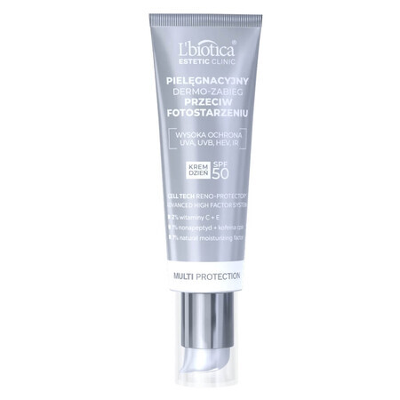 L&#39;Biotica Estetic Clinic Multi Protection, verzorgende dermo-behandeling tegen fotoveroudering, SPF 50, 35 ml