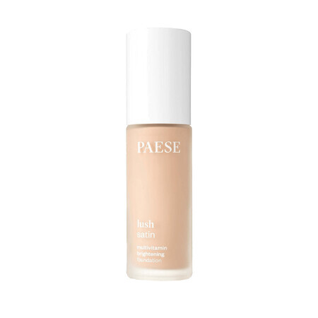 Paese Lush Satin, vitamineverhelderende foundation, nr. 31 warm beige, 30 ml