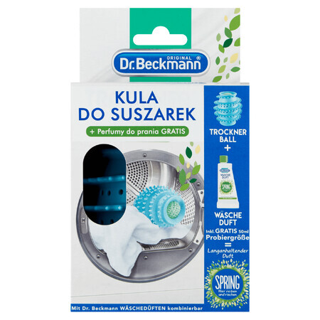 Dott. Beckmann, sfera per asciugatura + campione di profumo per bucato (1 pezzo + 50 ml)