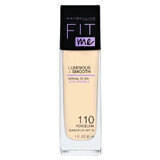 Maybelline Fit Me! Luminous and Smooth, illuminating foundation, No. 110 Porcelain, 30 ml