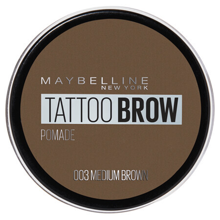 Maybelline Tattoo Brow Pomade per sopracciglia nel colore Medium Brown, 3.5ml