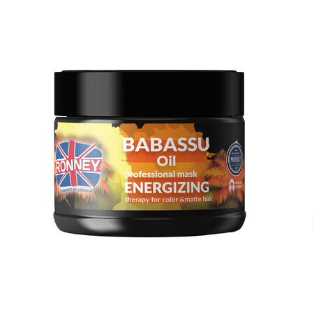 Maschera per capelli Babassu Oil Professional, 300ml - Cura energizzante per capelli colorati.