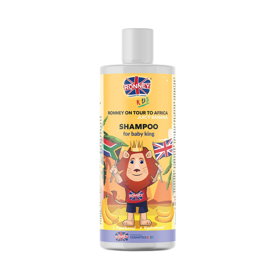 Shampoo per bambini Ronney Kids On Tour To Africa con profumo di Banana Succosa, 300ml