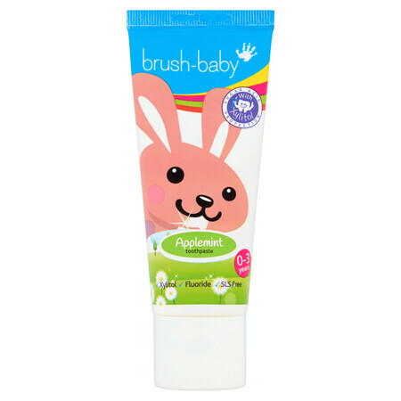 Brush-Baby, dentifricio per bambini 0-3 anni, alla menta, con fluoro, 50 ml