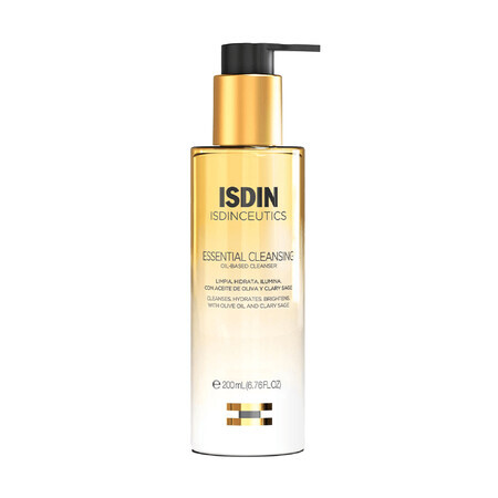 Olio detergente viso Isdin, 200 ml.