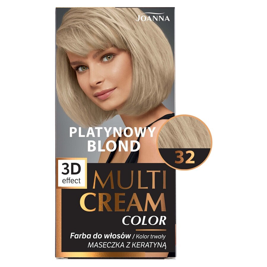 Joanna Tinta per Capelli Color Crema Multicolore 32 Biondo Platino