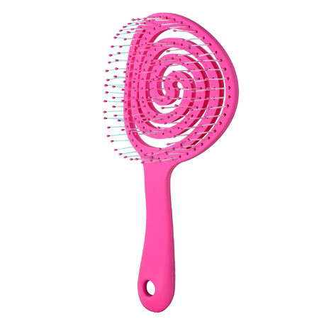 Spazzola per capelli rosa Inter Vion con effetto lollipop