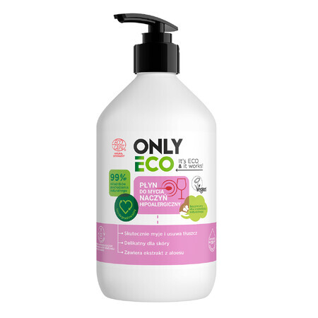 OnlyEco, hypoallergenic dishwashing liquid, 500 ml