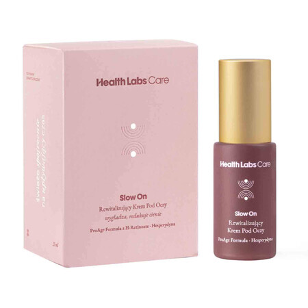 Health Labs Slow On, Cremă revitalizantă pentru ochi, 15 ml