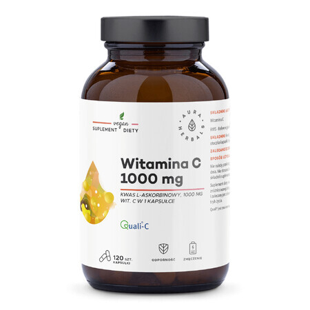 Aura Erbe Vitamina C 1000 mg, 120 capsule