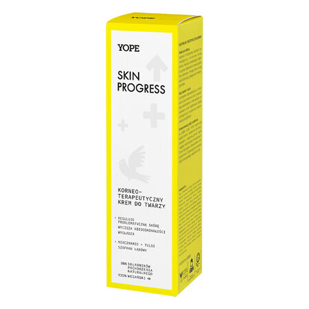 Crema Viso Yope Skin Progress con Azione Corneoterapeutica, 50 ml