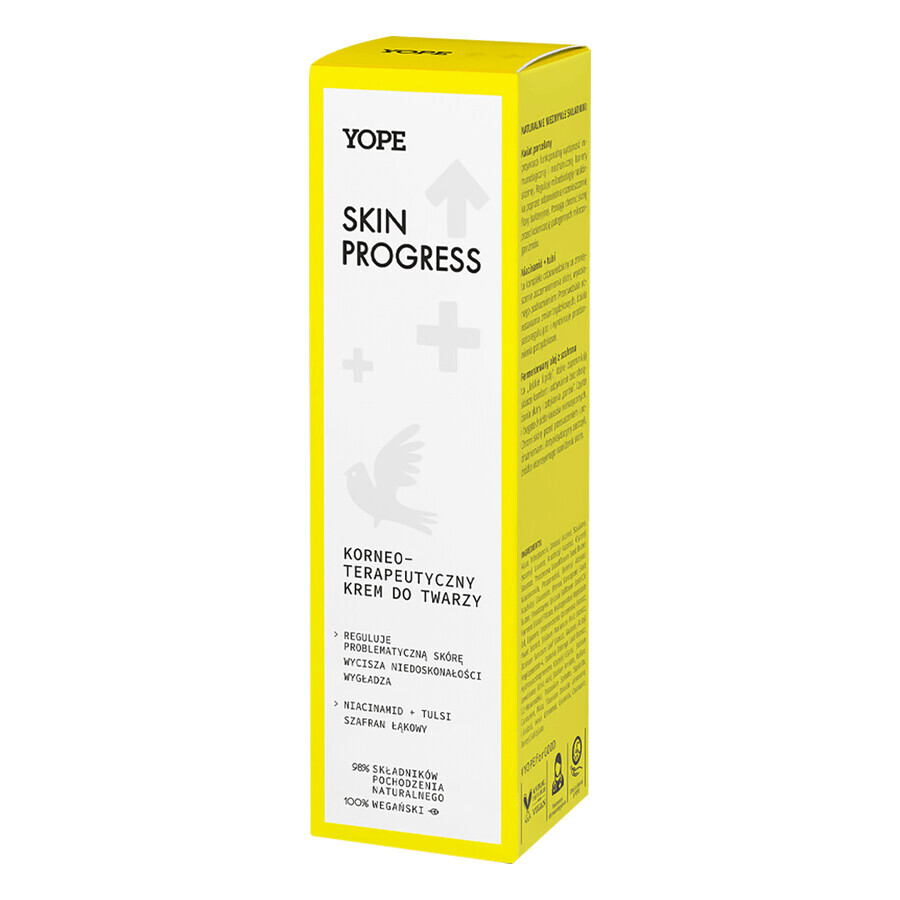 Crema Viso Yope Skin Progress con Azione Corneoterapeutica, 50 ml