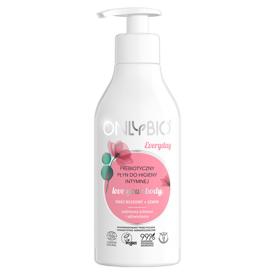 OnlyBio Everyday, Prebiotic lotion for intimate hygiene, 250 ml