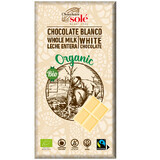 Organic white chocolate, 100g, Pronat