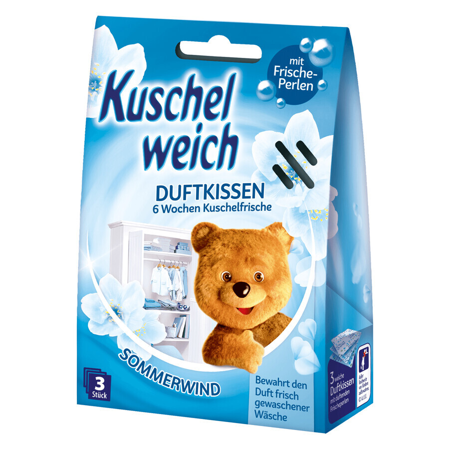 Kuschelweich, bustine profumate Sommer Wind, 3 pezzi