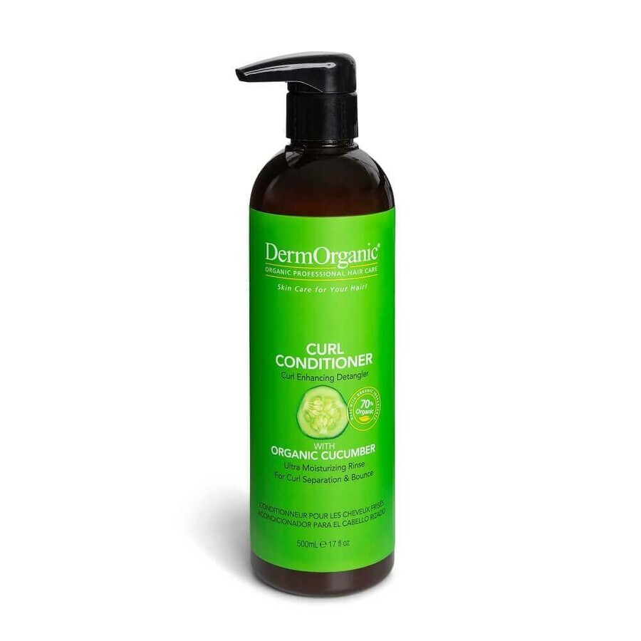 Sulfatfreier Conditioner für krauses Haar, 500 ml, DermOrganic