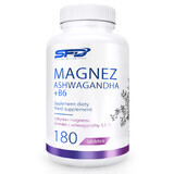 SFD Magnesio Ashwagandha + B6, Integratore Alimentare 180 Capsule