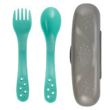 Canpol Babies Baby Cutlery Set Boxed Turquoise From 12 Months 1 Piece