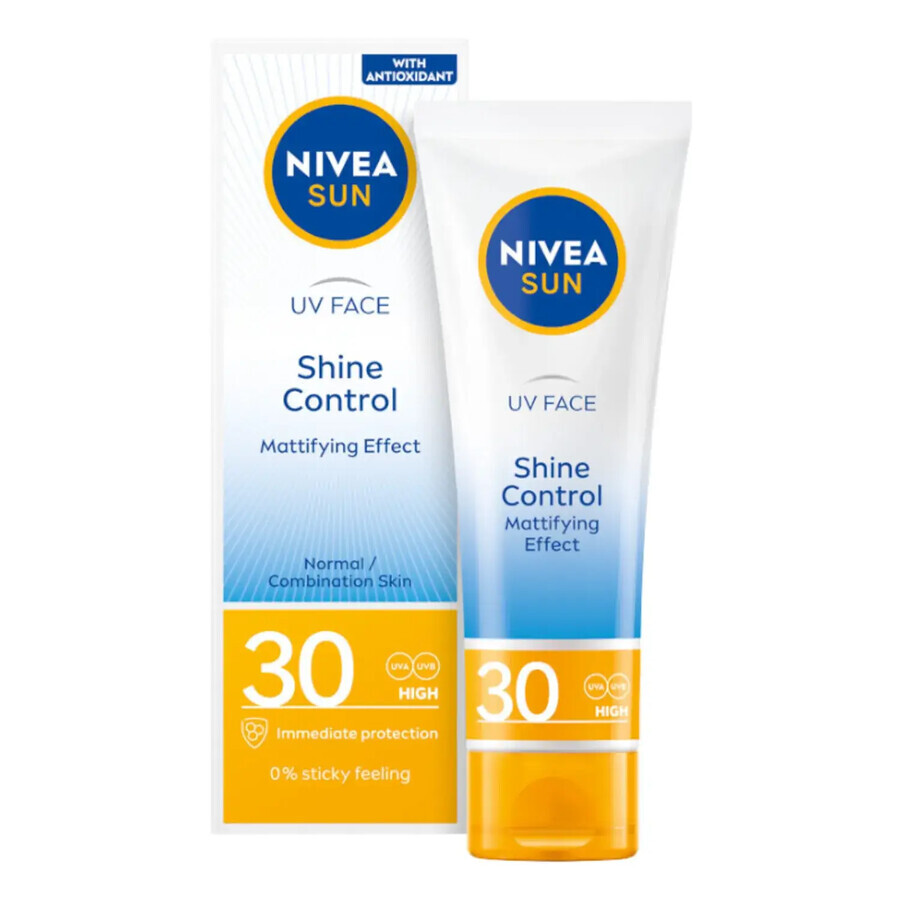 Nivea Sun UV Face Shine Control Matujcy krem do twarzy SPF30, 50ml