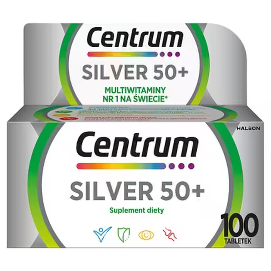 Centrum Silver 50+, 100 tabletek