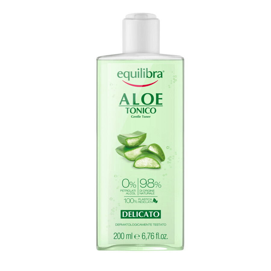 Equilibra, Tonico Viso all Aloe, 200 ml