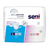 SENI ACTIVE SUPER absorbent SENI ACTIVE, Large, for adults, 10 units