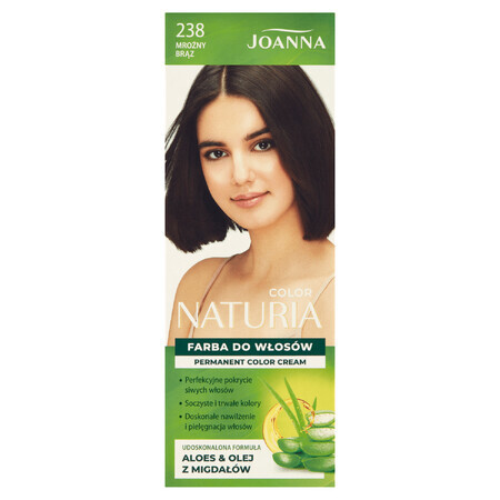 Joanna Naturia Color, tintura per capelli, 238 castano brinato