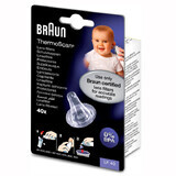 Braun LF40, thermometer caps, 40 pieces