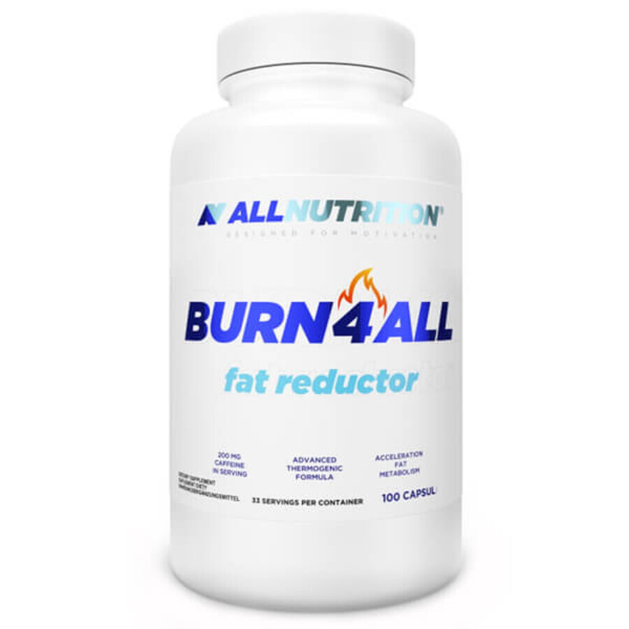 Allnutrition Burn4All Riduttore di grasso, 100 capsule