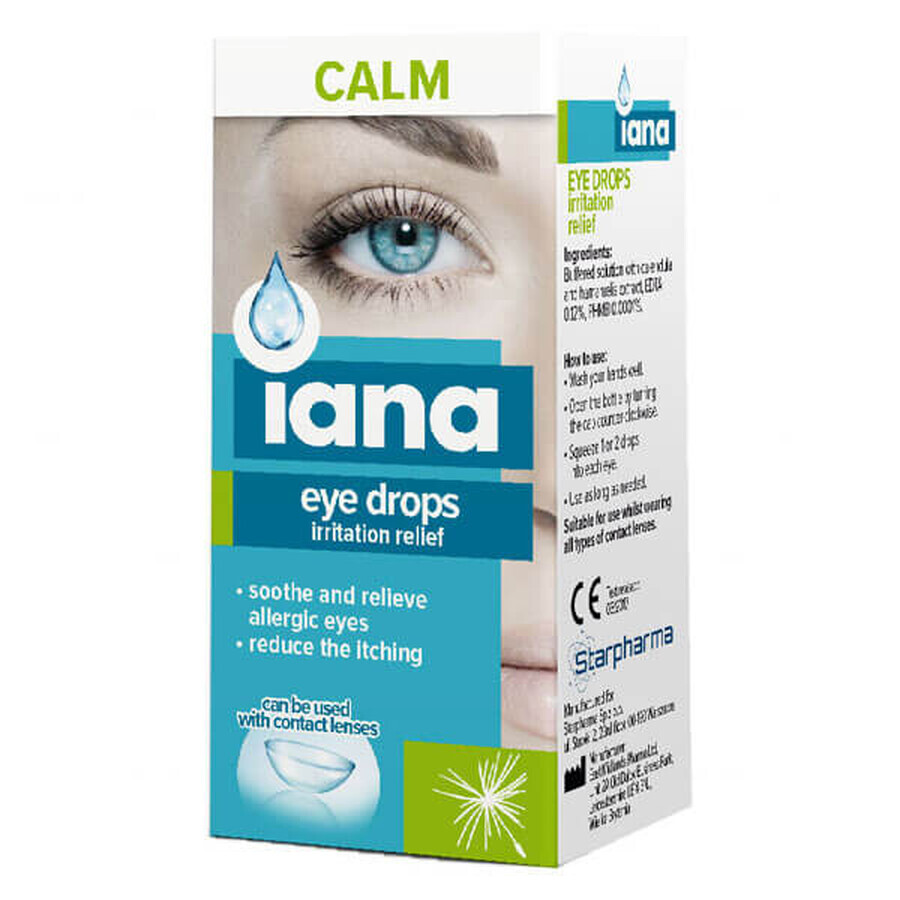 Iana Beruhigende Augentropfen bei Reizungen, 10ml