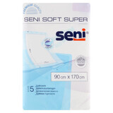 Seni Soft Super, sanitary pads, 90 cm x 170 cm, 5 units