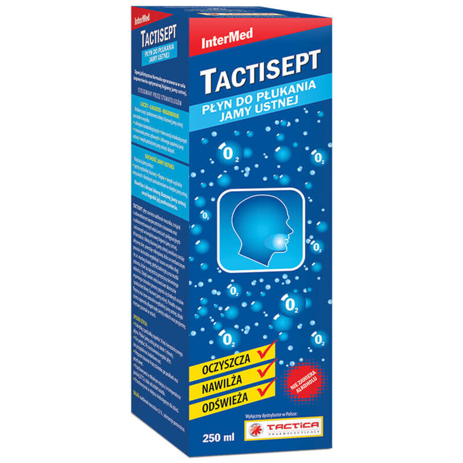 TACTISEPT, apă de gură, 250 ml