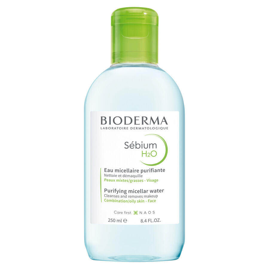 Bioderma Sebium H2O detergente viso e occhi, 250 ml