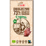 Organic dark chocolate 73% cocoa, 100g, Pronat