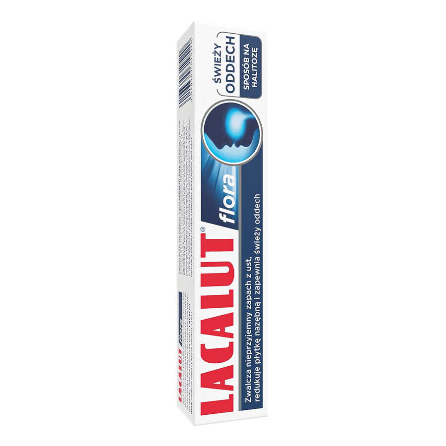 Dentifricio per l igiene quotidiana della bocca - Lacalut Flora 75 ml