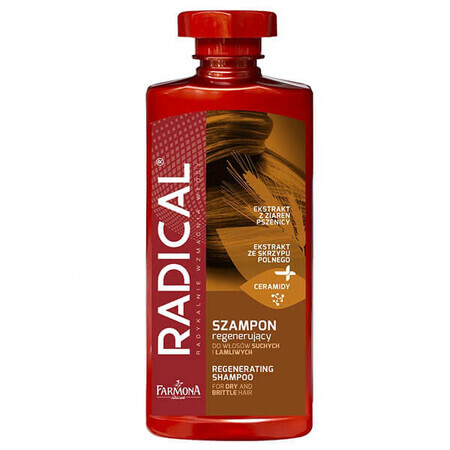 Radical, Shampoo per capelli secchi e indeboliti, 400 ml