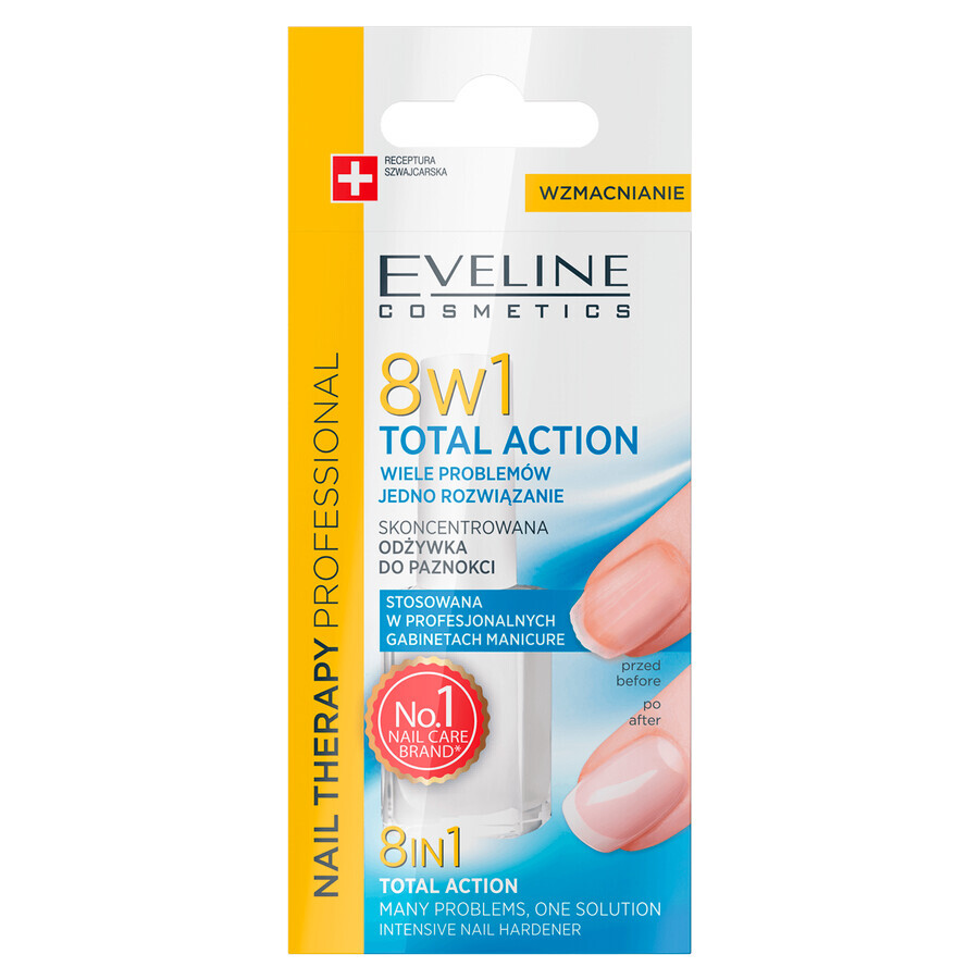 Eveline Cosmetics 8w1 Nagelpflege 12ml