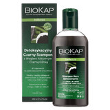 Biokap bellezza, Detoxifying shampoo with black clay and activated carbon, 200 ml