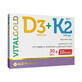 D3+K2 Vitalgold - Integratore Alimentare in Compresse, 30 + 10 Pz.