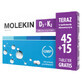 Molekin D3 + K2 45+15 - Integratore Alimentare in Compresse per il Benessere delle Ossa e del Sistema Immunitario.